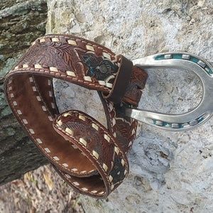 VINTAGE BUCKSTITCH BELT